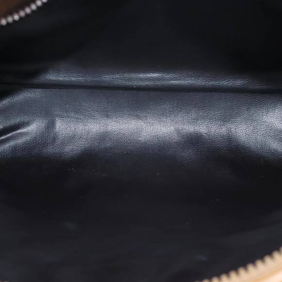 CELINE Macadam Canvas Clutch Bag Beige Auth 70658 - Picture 10 of 16